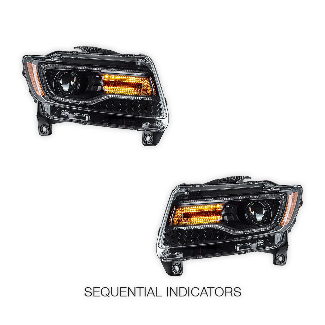 Jeep Grand Cherokee (2014 - 2022) Sequential Headlights LH + RH - Image 4