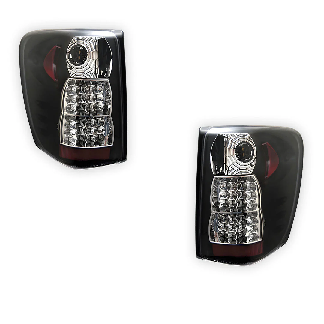 Jeep Grand Cherokee WJ (1999 - 2004) Black LED Tail Lights LH + RH - Image 6
