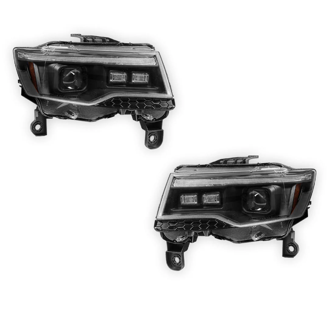 Jeep Grand Cherokee WK2 (2014- 2021) LED DRL Projector Headlights + Sequential Indicators LH + RH - Image 6