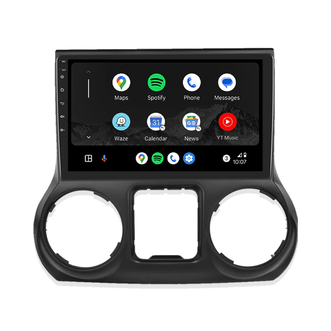 Jeep Wrangler JK RHD (2011 - 2014) 10.1" 13.3" Wireless Android 15 Head Unit for Apple CarPlay / Android Auto - Image 2