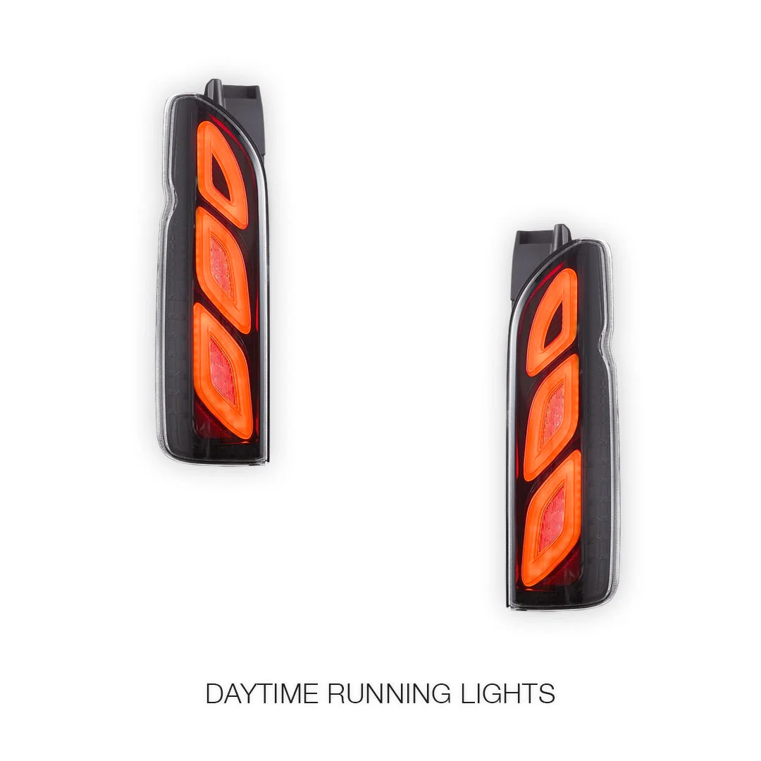 Toyota HiAce H200 (2005 - 2018) LED Tail Lights LH + RH - Image 2