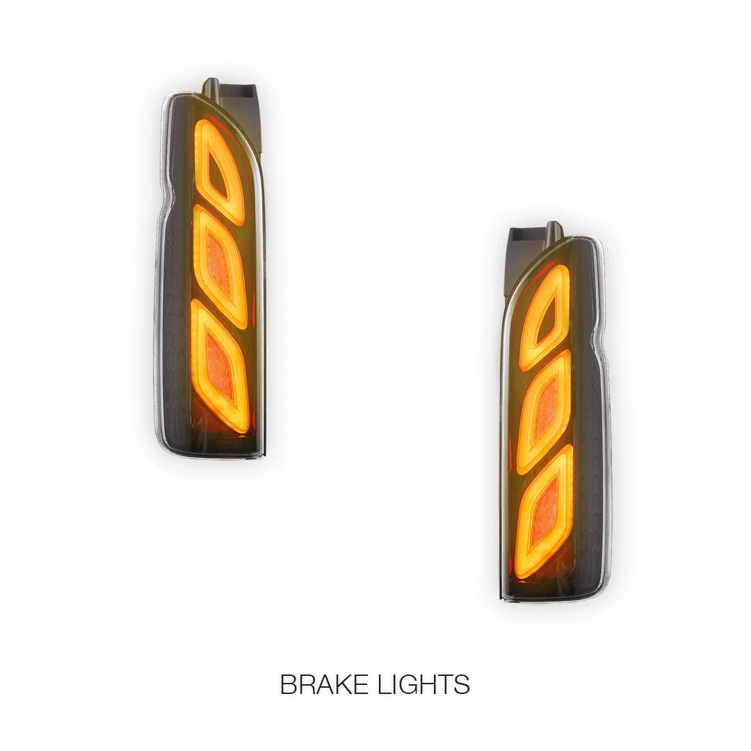 Toyota HiAce H200 (2005 - 2018) LED Tail Lights LH + RH - Image 3