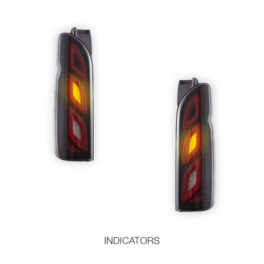 Toyota HiAce H200 (2005 - 2018) LED Tail Lights LH + RH - Image 4