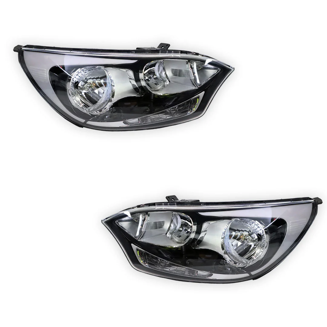 Kia Rio UB (2011 - 2014) OEM Style Headlights LH + RH - Image 2