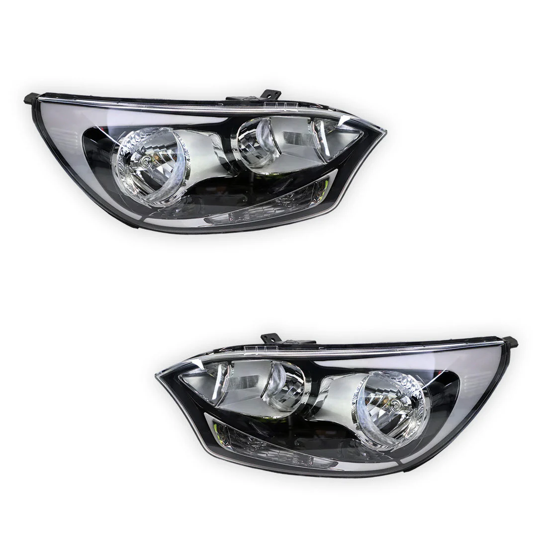 Kia Rio UB (2011 - 2014) OEM Style Headlights LH + RH - Image 2