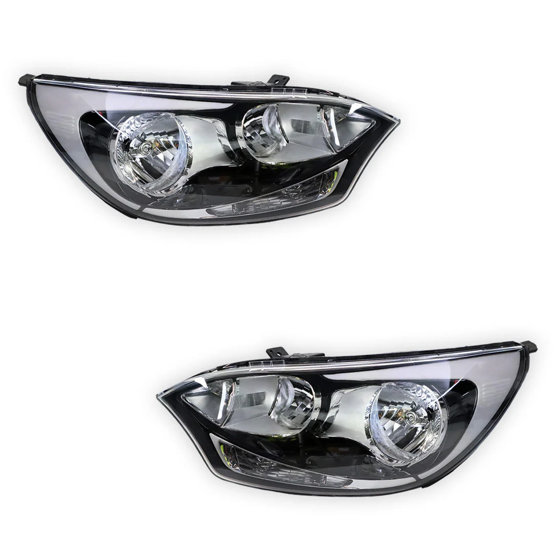 Kia Rio UB (2011 - 2014) OEM Style Headlights LH + RH - Image 2