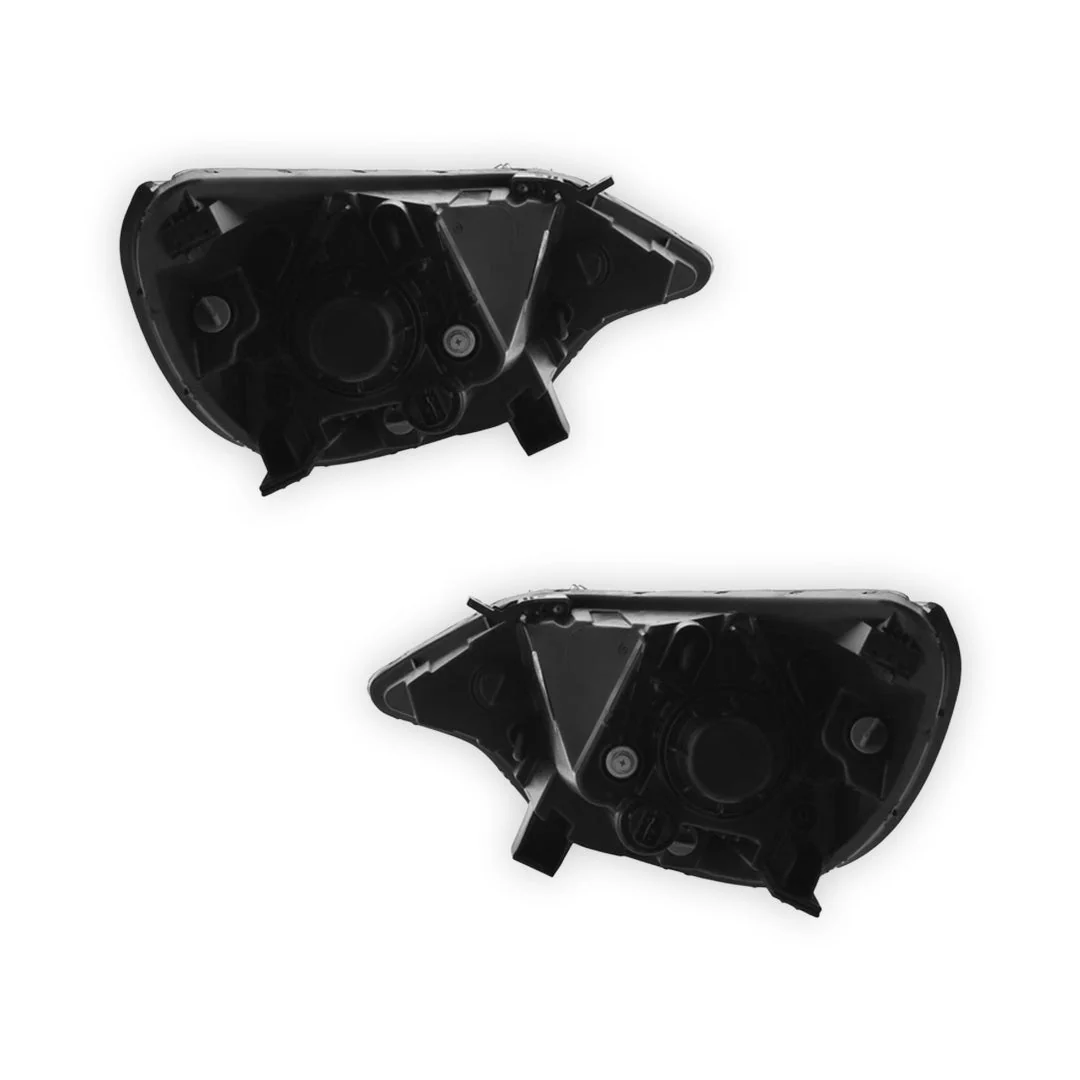 Kia Rio UB (2012 - 2017) Black Halogen OEM Style Headlights LH + RH - Image 3