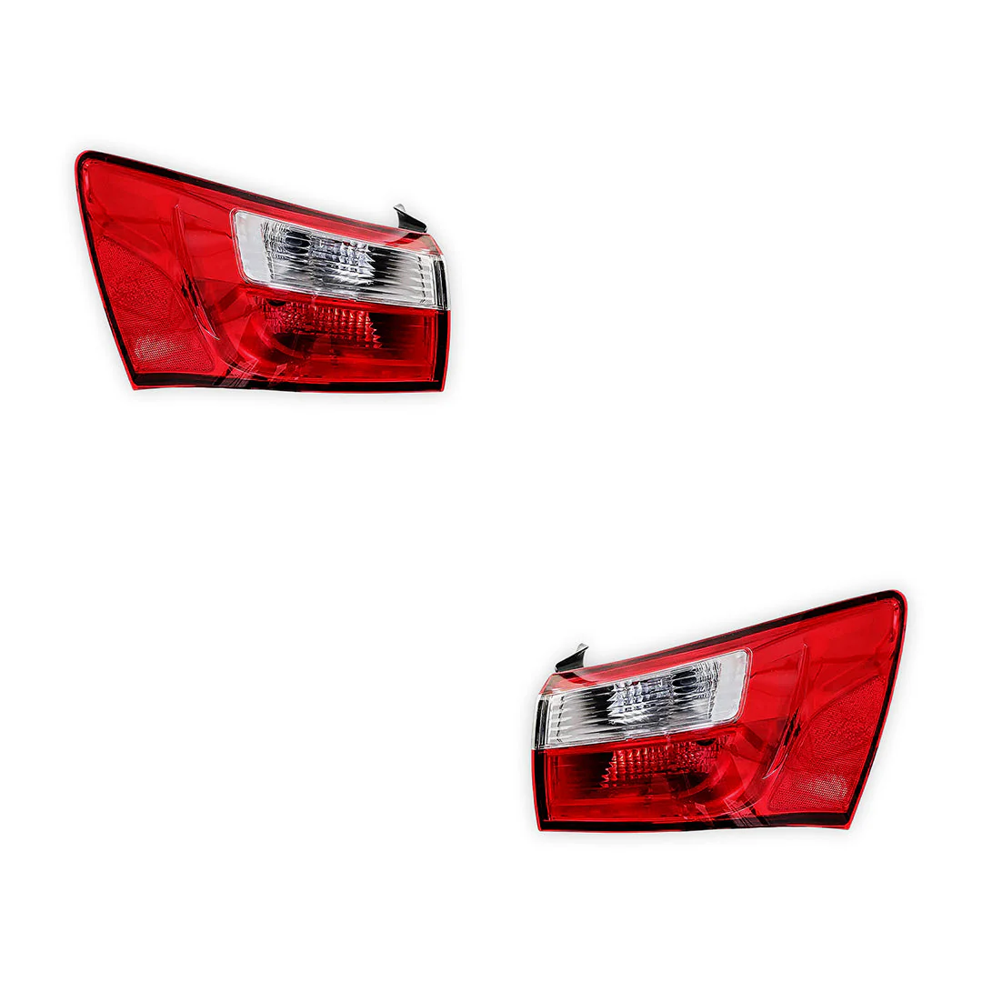 Kia Rio UB Sedan (2011 - 2014) OEM Style Tail Lights LH + RH - Image 2
