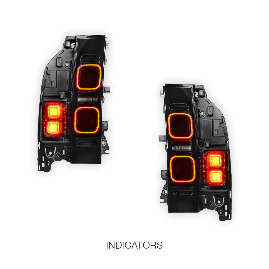Land Rover Defender L663 (2020 - 2025) Smoked Full LED Tail Lights LH + RH - Image 3