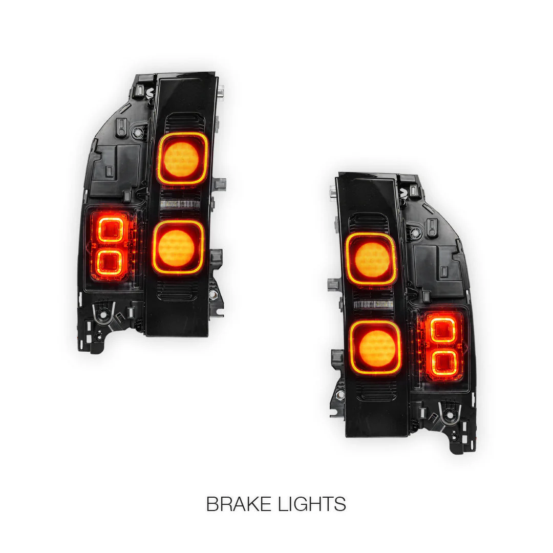 Land Rover Defender L663 (2020 - 2025) Smoked Full LED Tail Lights LH + RH - Image 4