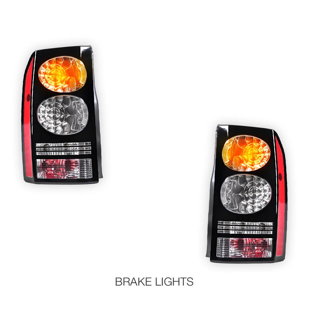 Land Rover Discovery III / IV L319 (2005 - 2016) Black Update LED Tail Lights LH + RH - Image 3