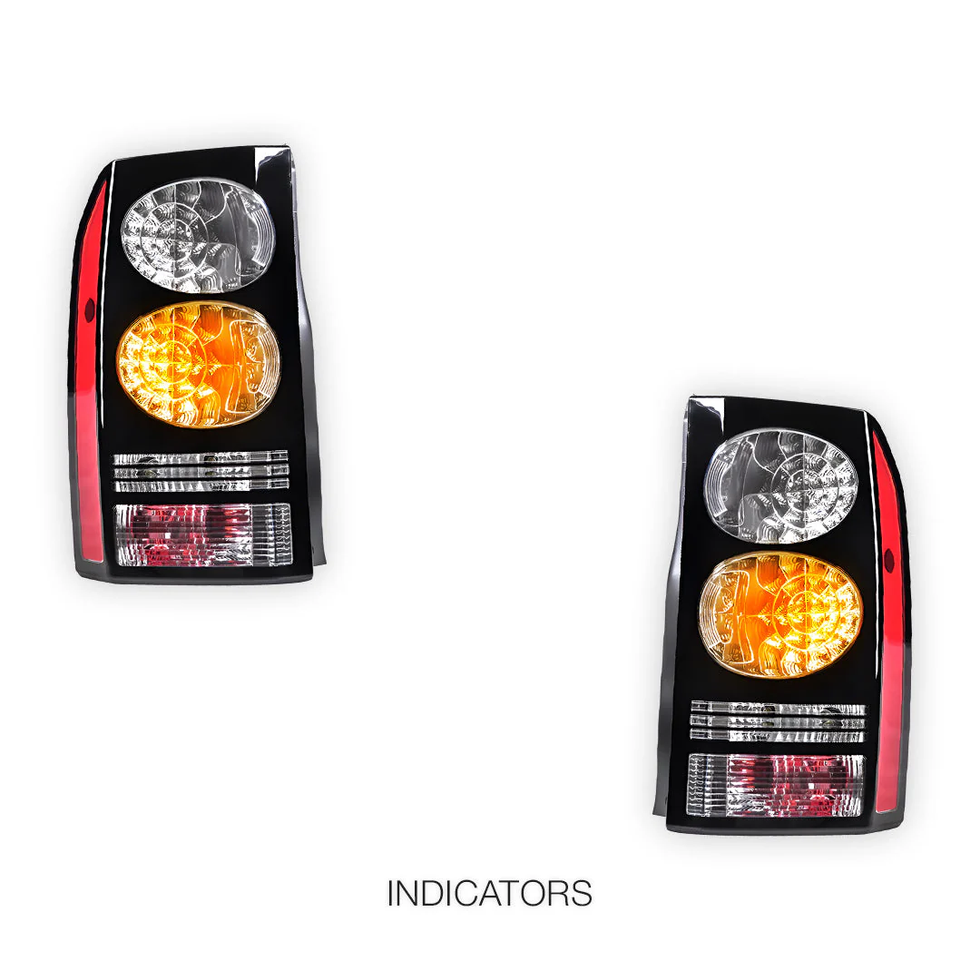 Land Rover Discovery III / IV L319 (2005 - 2016) Black Update LED Tail Lights LH + RH - Image 4