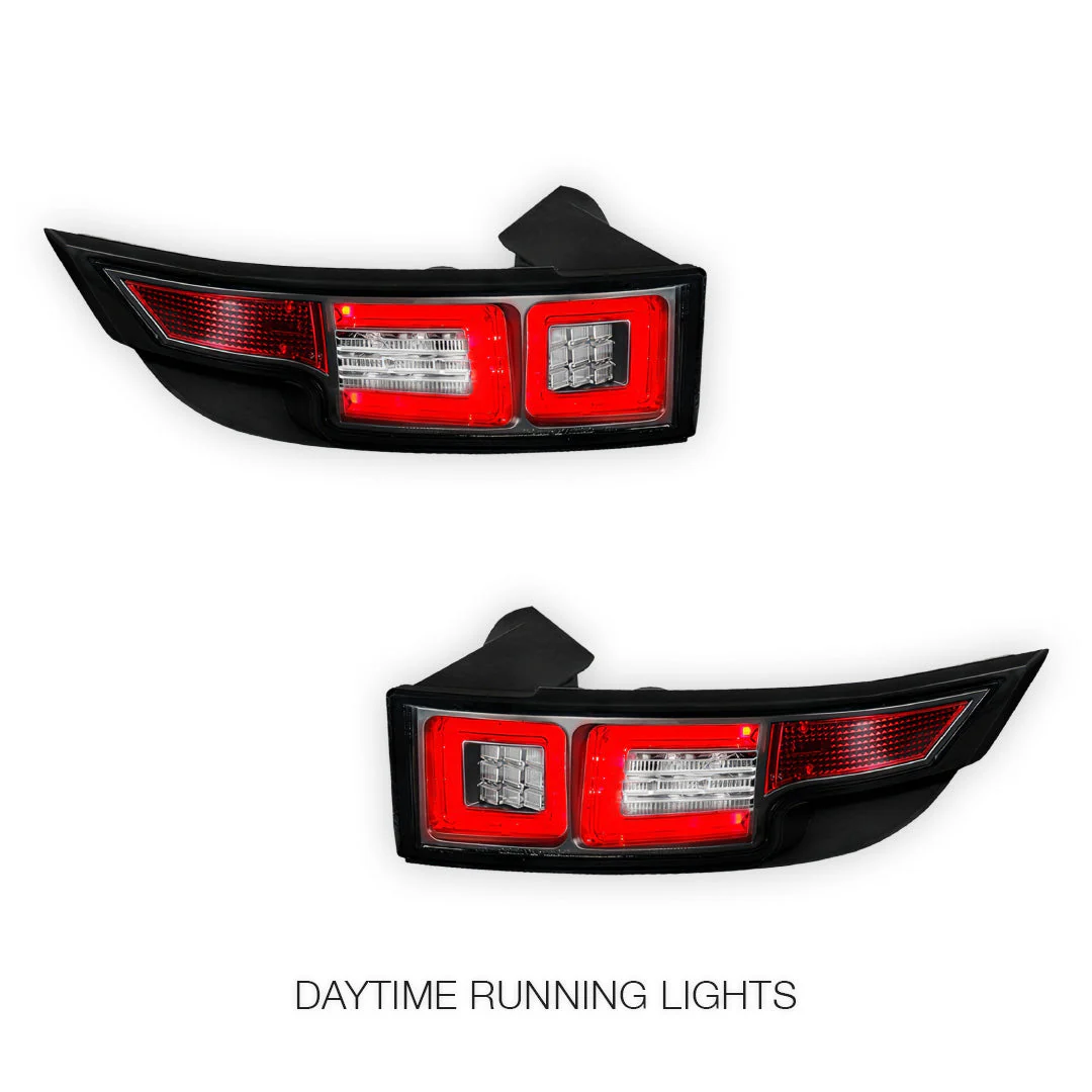Land Rover Range Rover Evoque L538 (2011 - 2015) Black Full LED Tail Lights LH + RH - Image 2