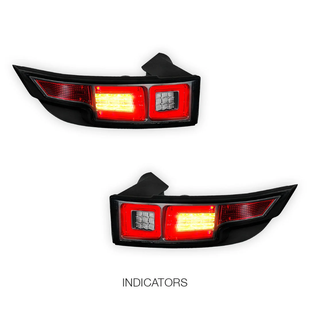 Land Rover Range Rover Evoque L538 (2011 - 2015) Black Full LED Tail Lights LH + RH - Image 3