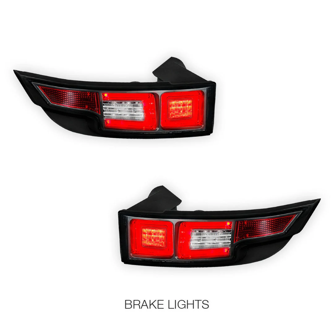 Land Rover Range Rover Evoque L538 (2011 - 2015) Black Full LED Tail Lights LH + RH - Image 4