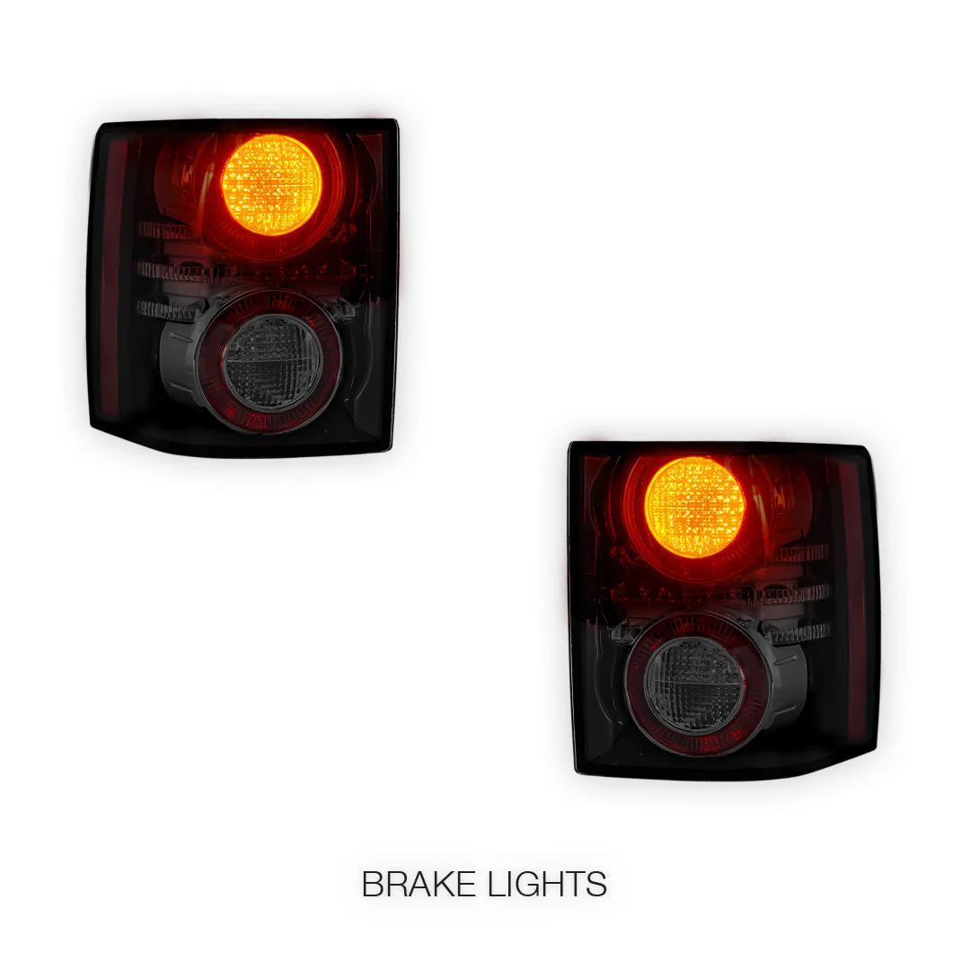 Land Rover Range Rover L322 (2007 - 2012) Black LED Tail Lights LH + RH - Image 4