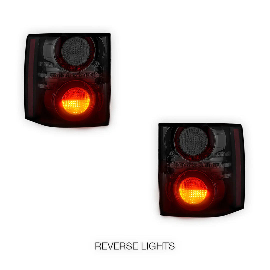 Land Rover Range Rover L322 (2007 - 2012) Black LED Tail Lights LH + RH - Image 5