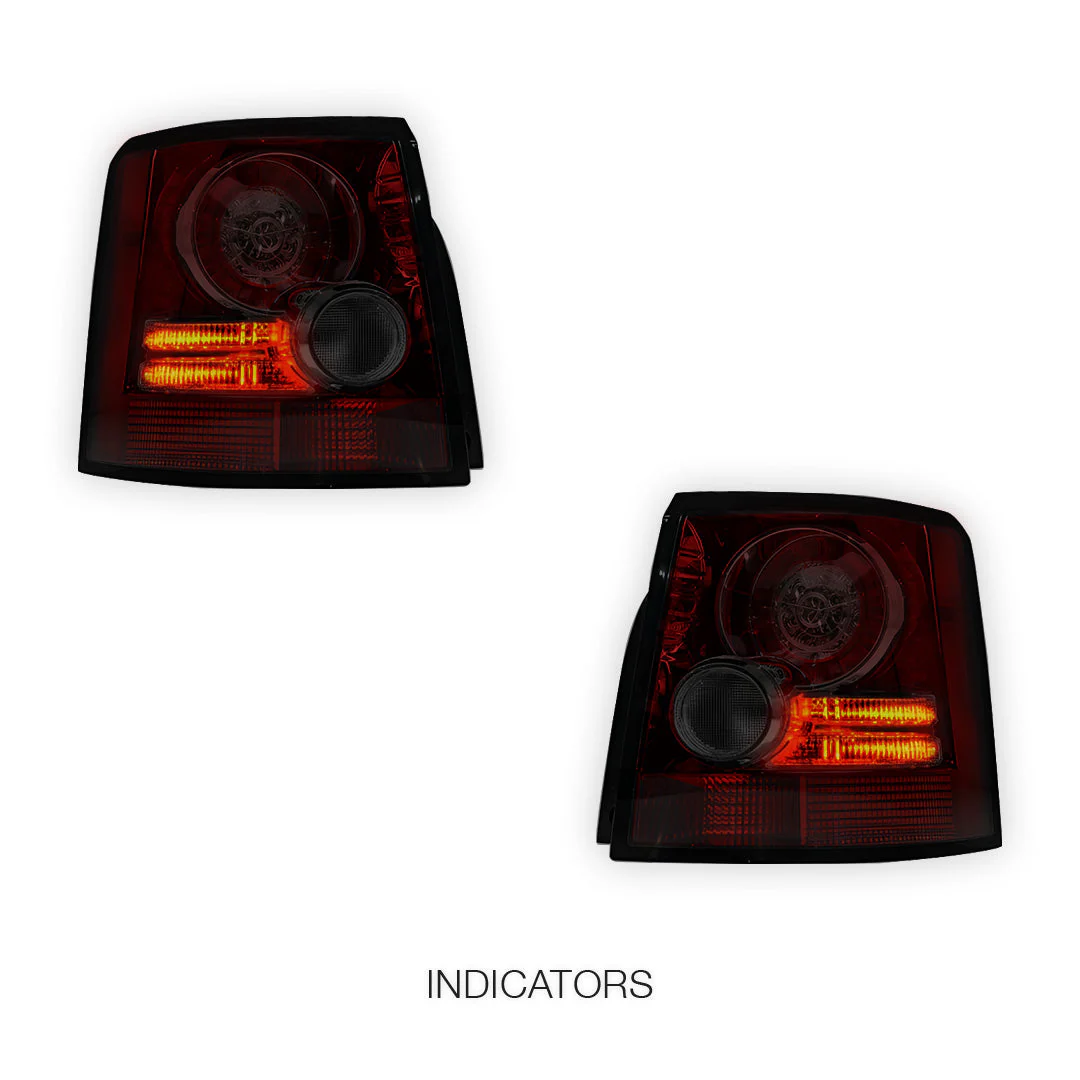 Land Rover Range Rover Sport L320 (2005 - 2013) Full LED Tail Lights LH + RH - Image 9