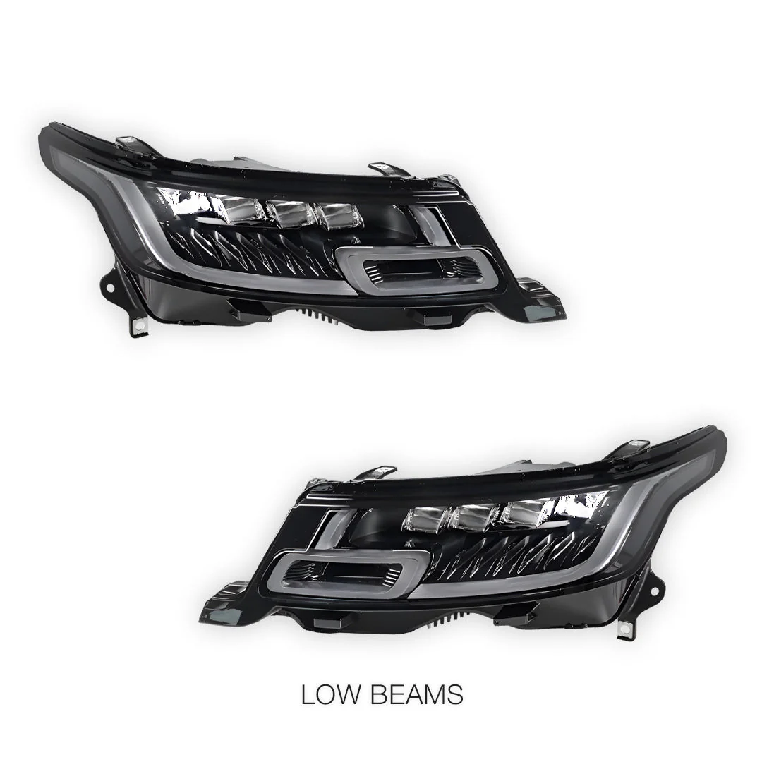 Land Rover Range Rover Sport L494 (2013 - 2017) SVR Style Full LED Head lights with Sequential Indicators LH + RH - Image 5