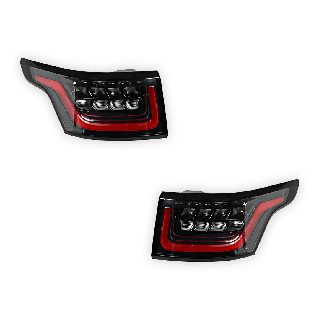 Land Rover Range Rover Sport L494 (2013 - 2022) MY18 SVR Style Sequential Full LED Tail Lights LH + RH - Image 6