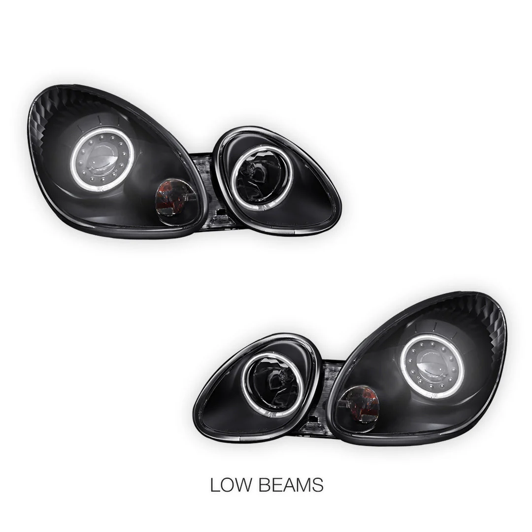 Lexus GS300 S160 (1998- 2005) JDM CCFL Angel-Eyes LED DRL Projector Headlights LH + RH - Image 11