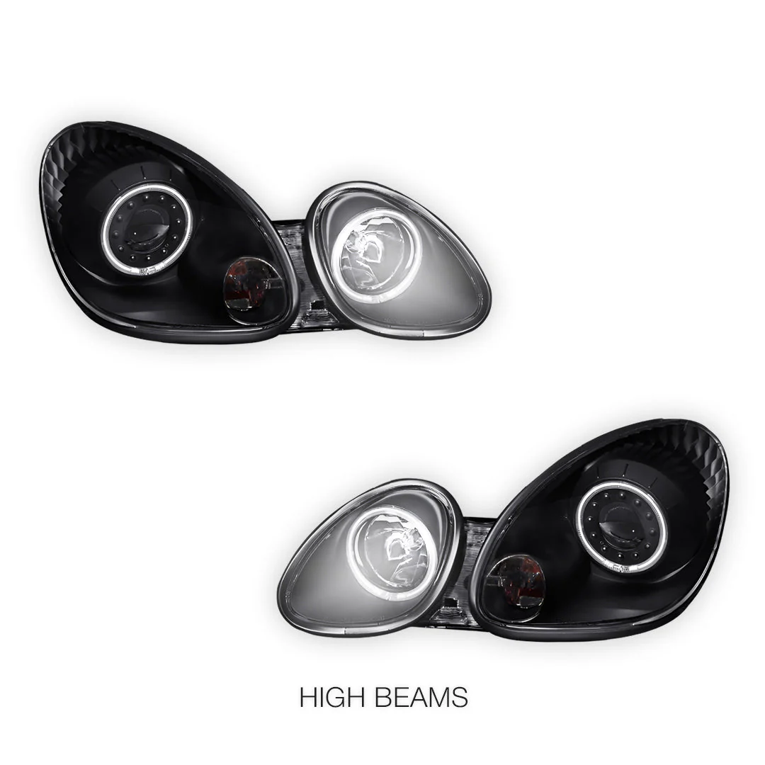 Lexus GS300 S160 (1998- 2005) JDM CCFL Angel-Eyes LED DRL Projector Headlights LH + RH - Image 12
