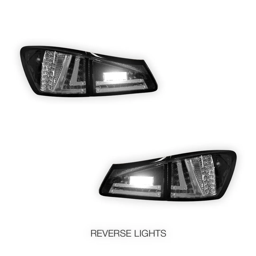 Lexus IS GSE20 (2005 - 2013) 3D LED Stripe Bar Tail Lights LH + RH - Image 11