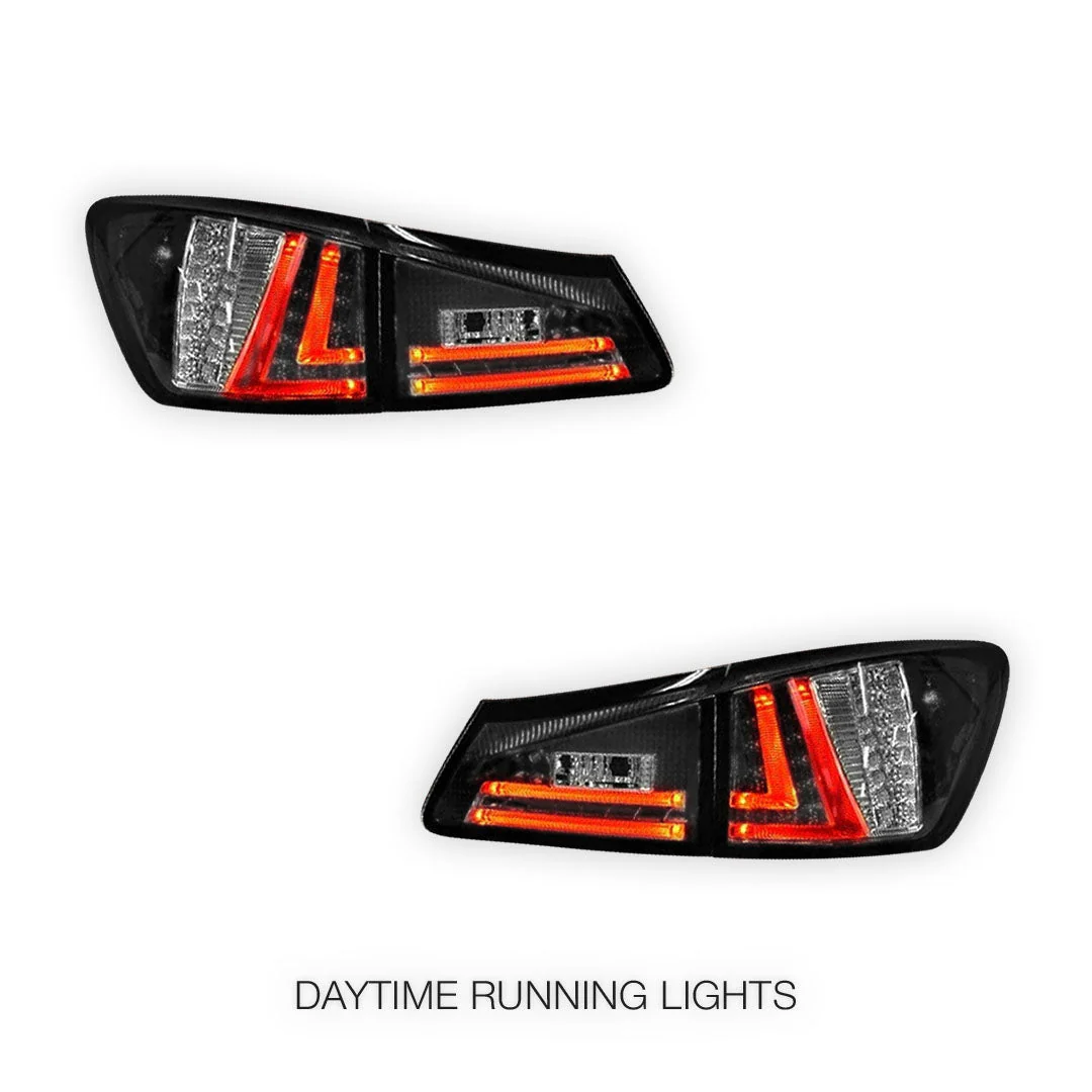 Lexus IS GSE20 (2005 - 2013) 3D LED Stripe Bar Tail Lights LH + RH - Image 8