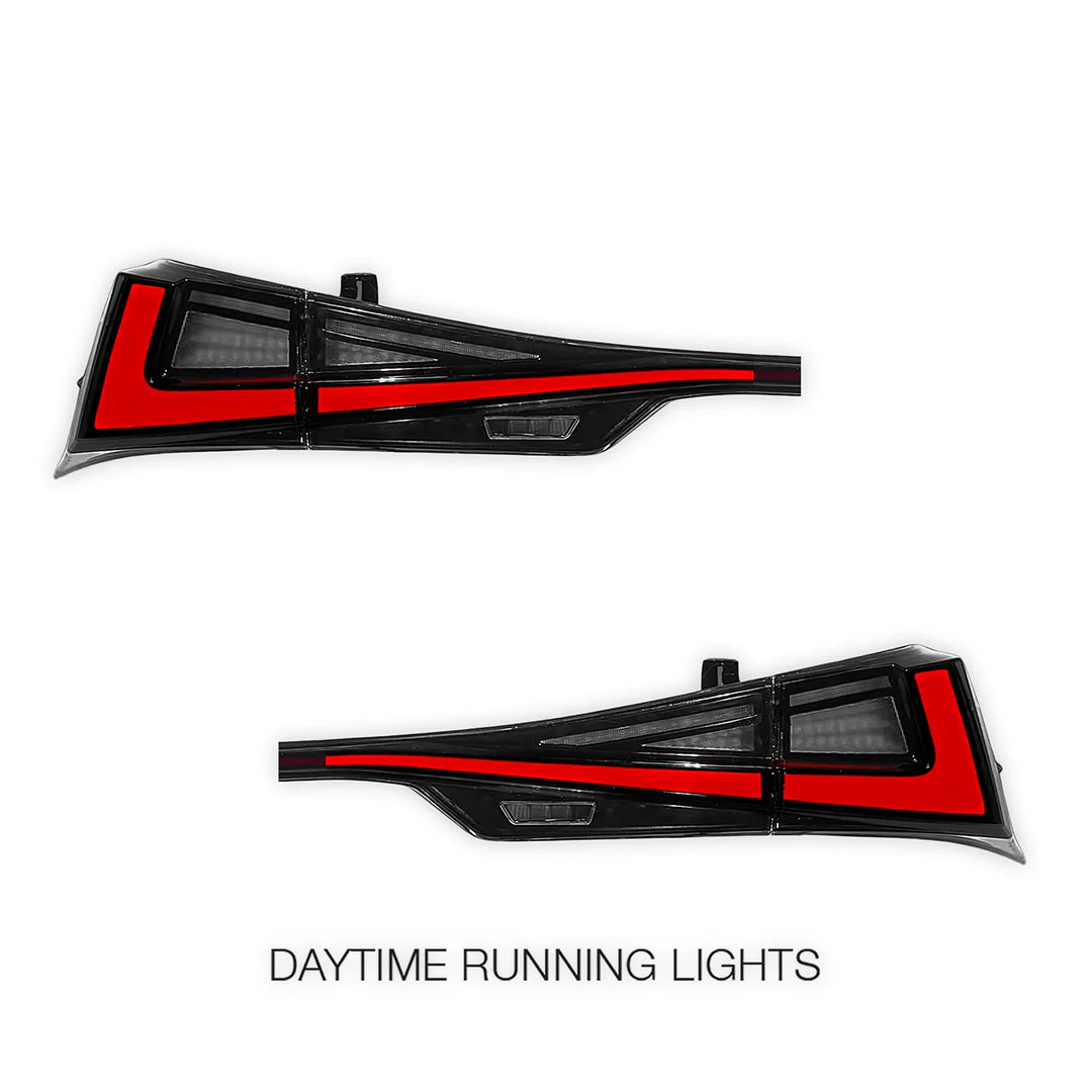Lexus IS250 GSE20 / GSE30 (2014 - 2015) Sequential Smoked Full LED Tail Lights LH + RH - Image 2