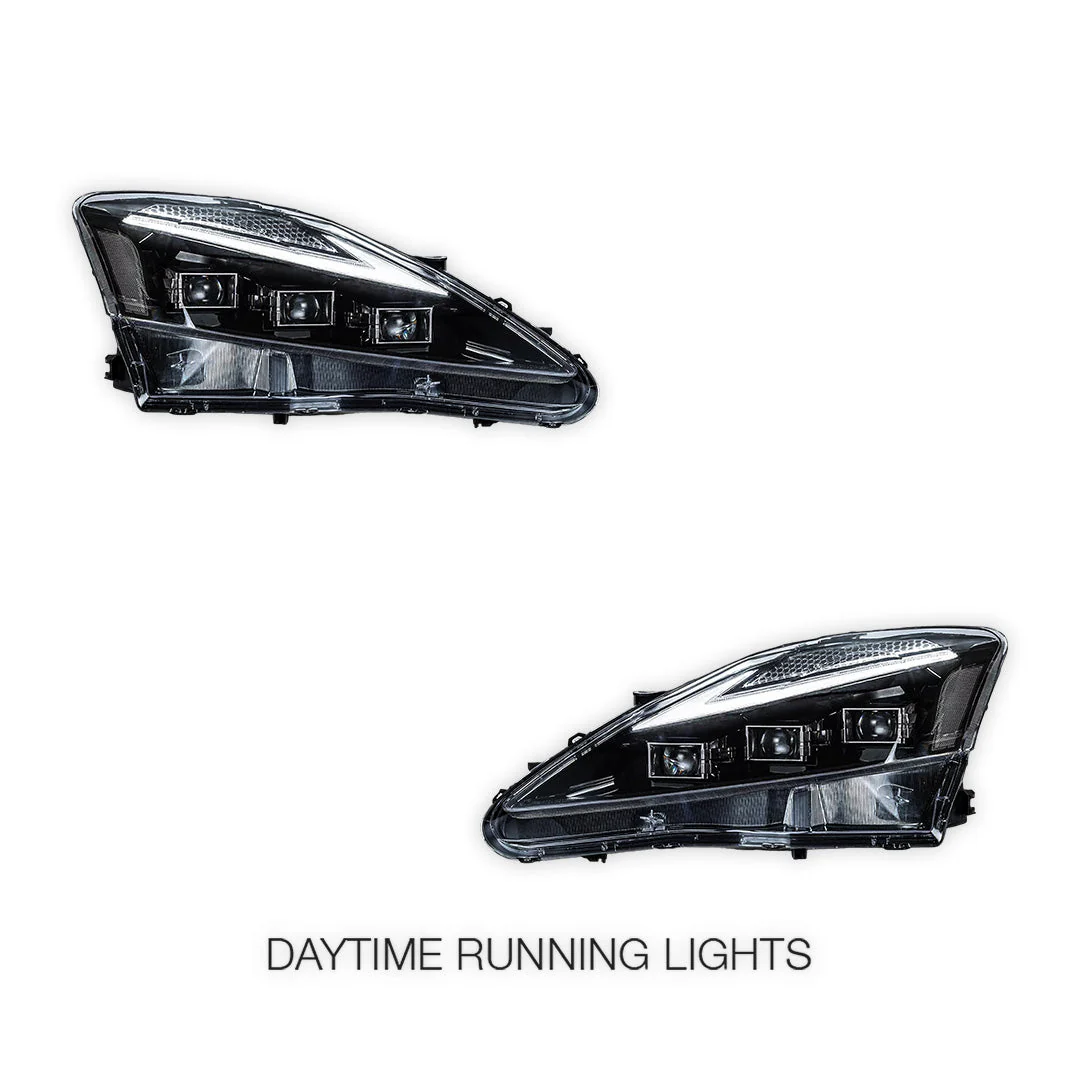 Lexus IS250 IS350 IS-F (2006 - 2013) Sequential Indicator Blue Headlights LH + RH - Image 2
