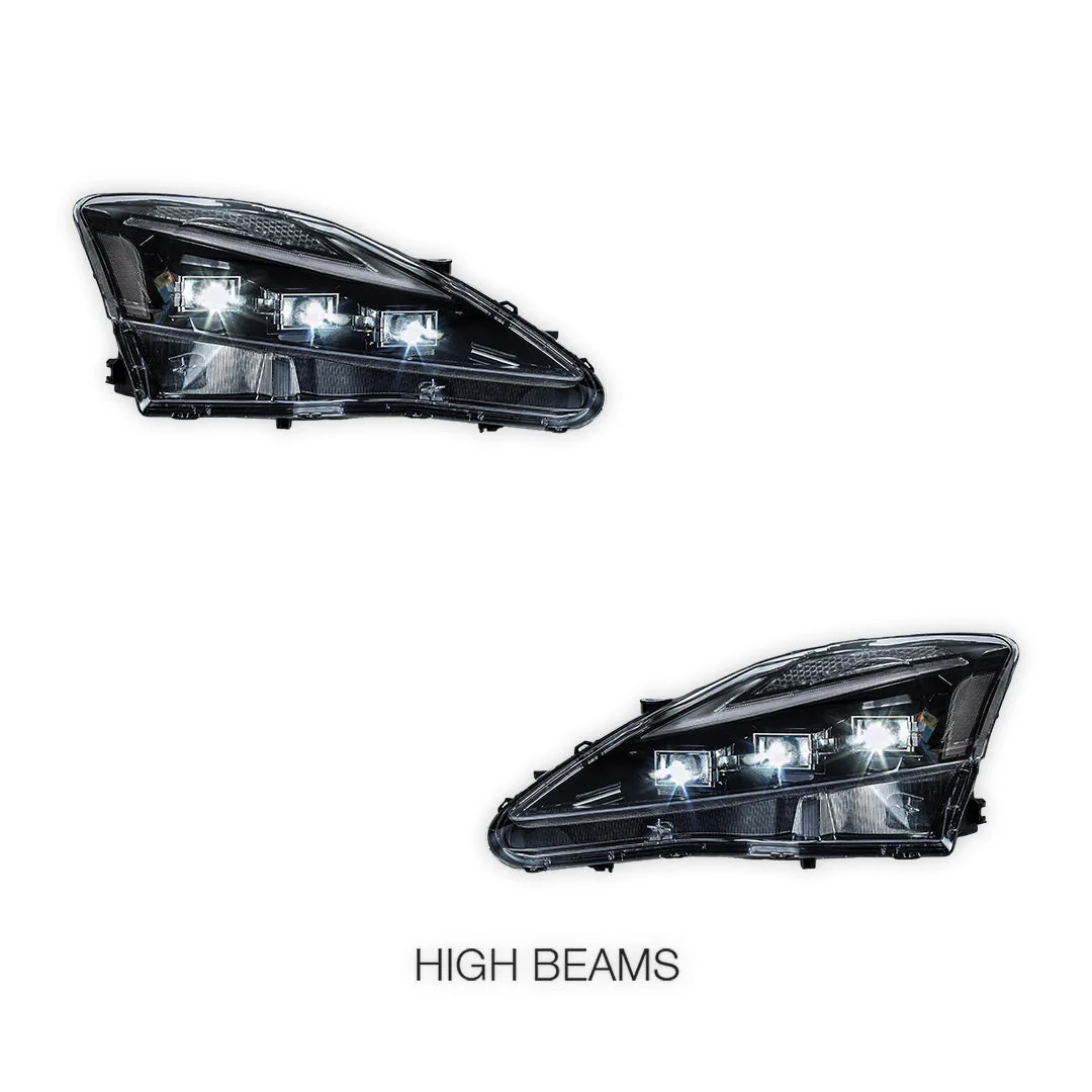 Lexus IS250 IS350 IS-F (2006 - 2013) Sequential Indicator Blue Headlights LH + RH - Image 6