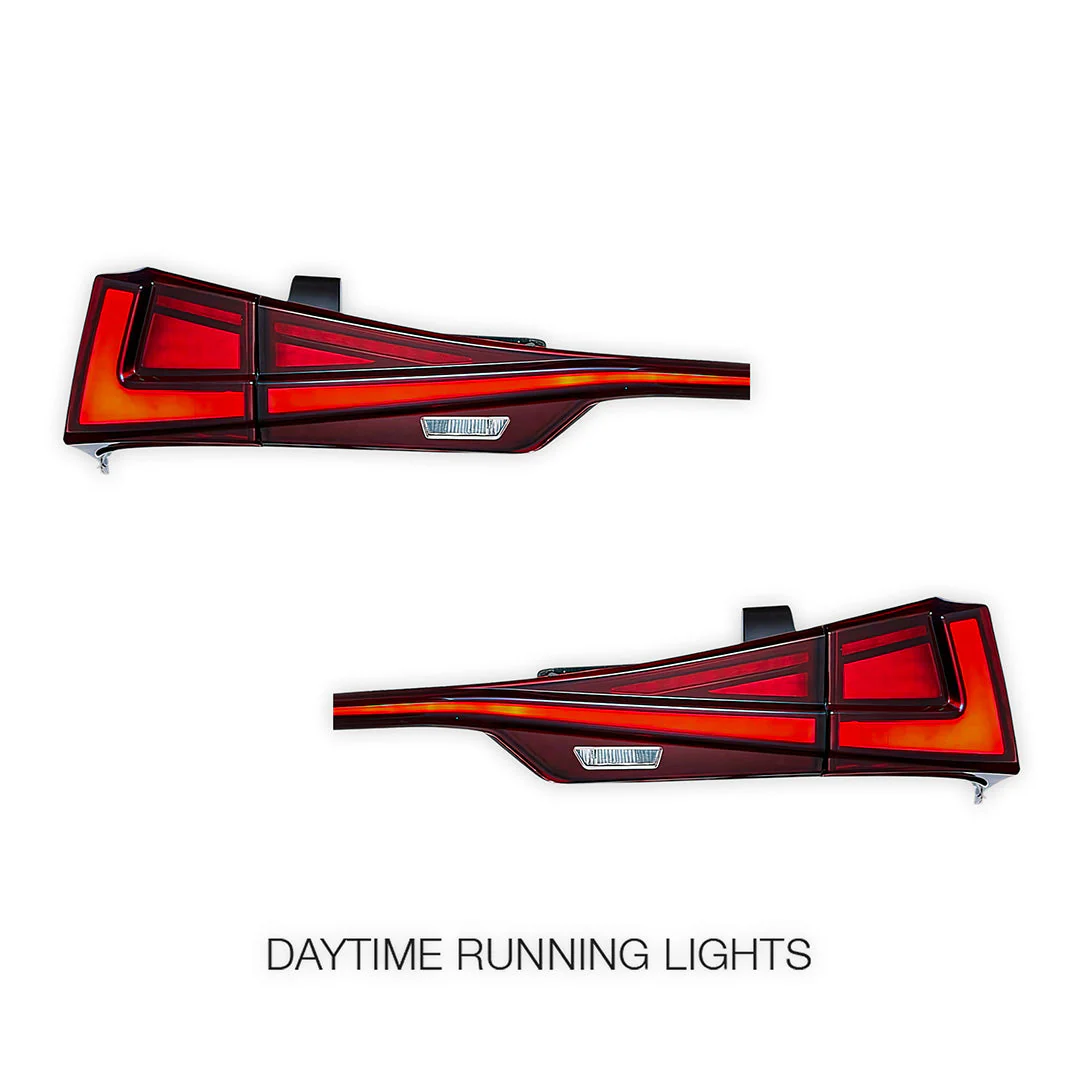 Lexus IS300h AVE30 (2014 - 2020) Sequential Red Full LED Tail Lights LH + RH - Image 2