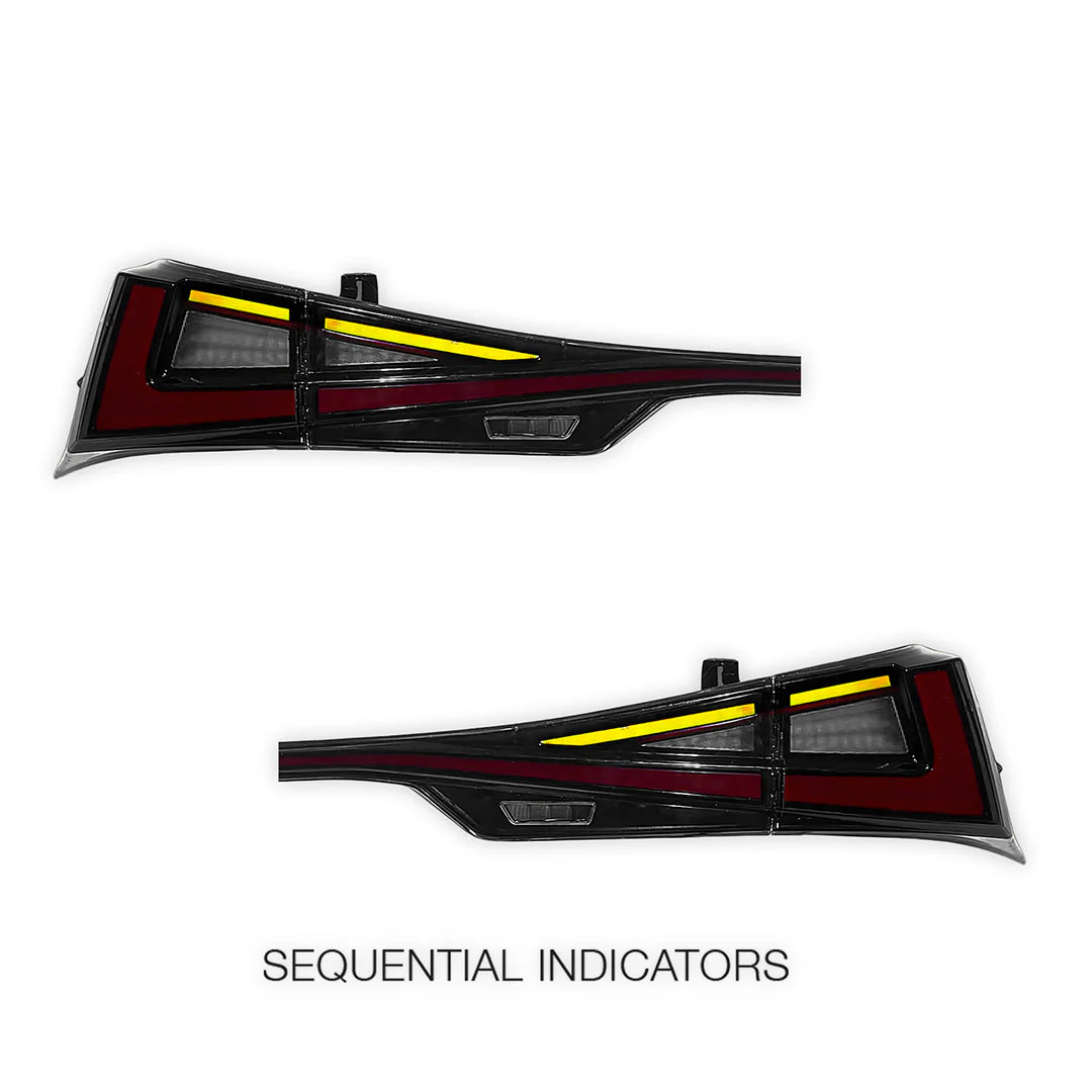 Lexus IS300h AVE30 (2014 - 2020) Sequential Smoked Full LED Tail Lights LH + RH - Image 4