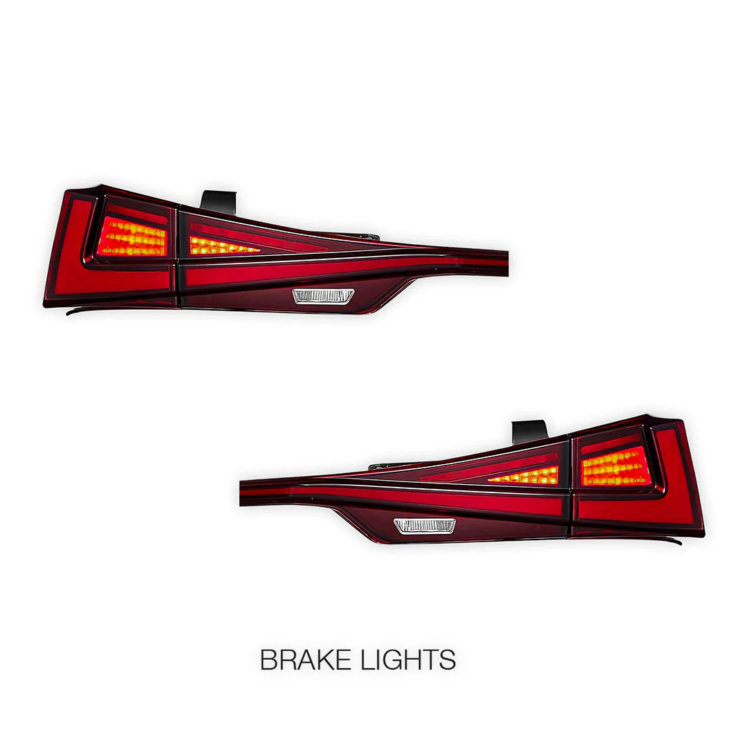Lexus IS350 GSE21 / GSE31 (2014 - 2020) Sequential Red Full LED Tail Lights LH + RH - Image 3