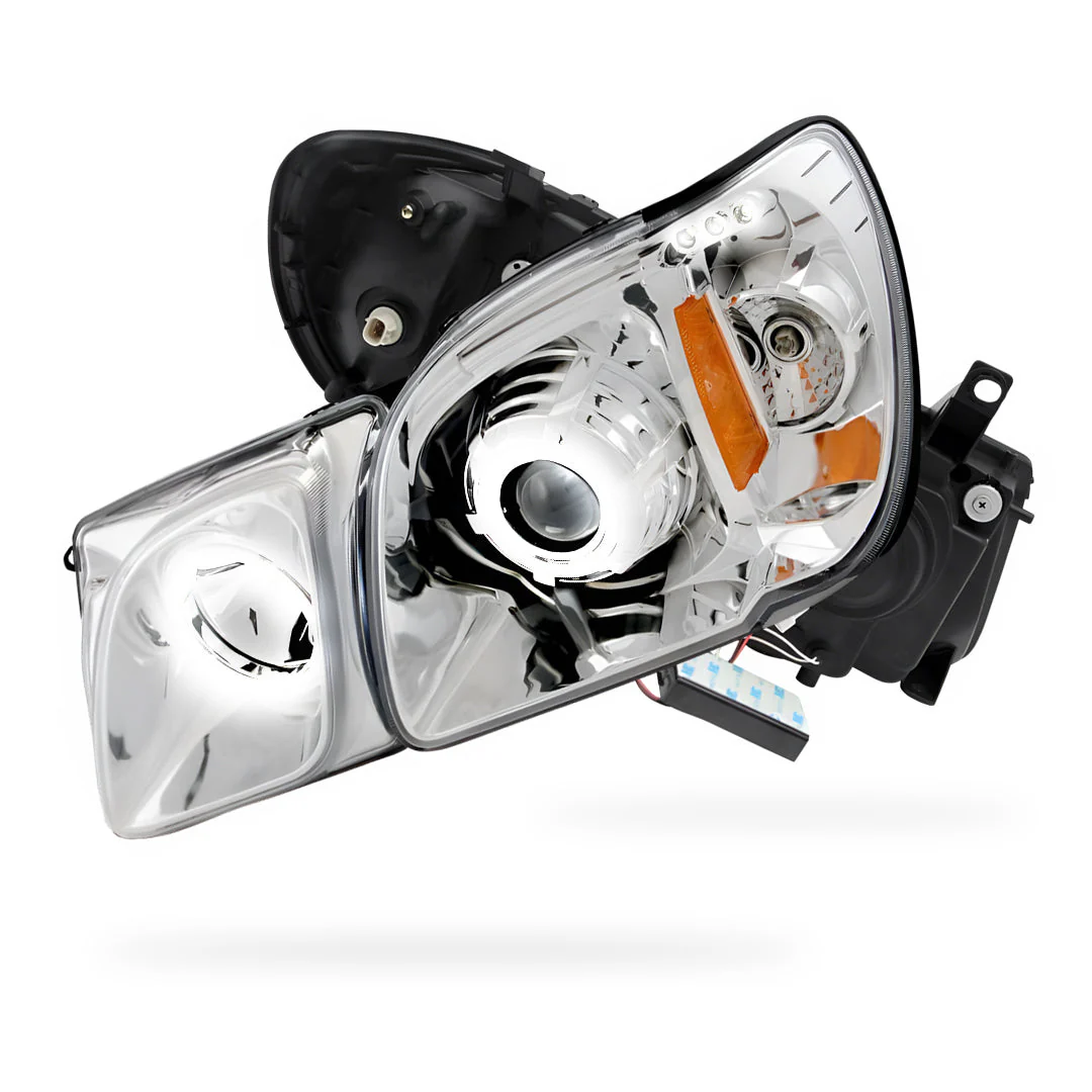 Lexus LX470 J100 (1998 - 2007) CCFL Angel-Eyes DRL Projector Headlights LH + RH