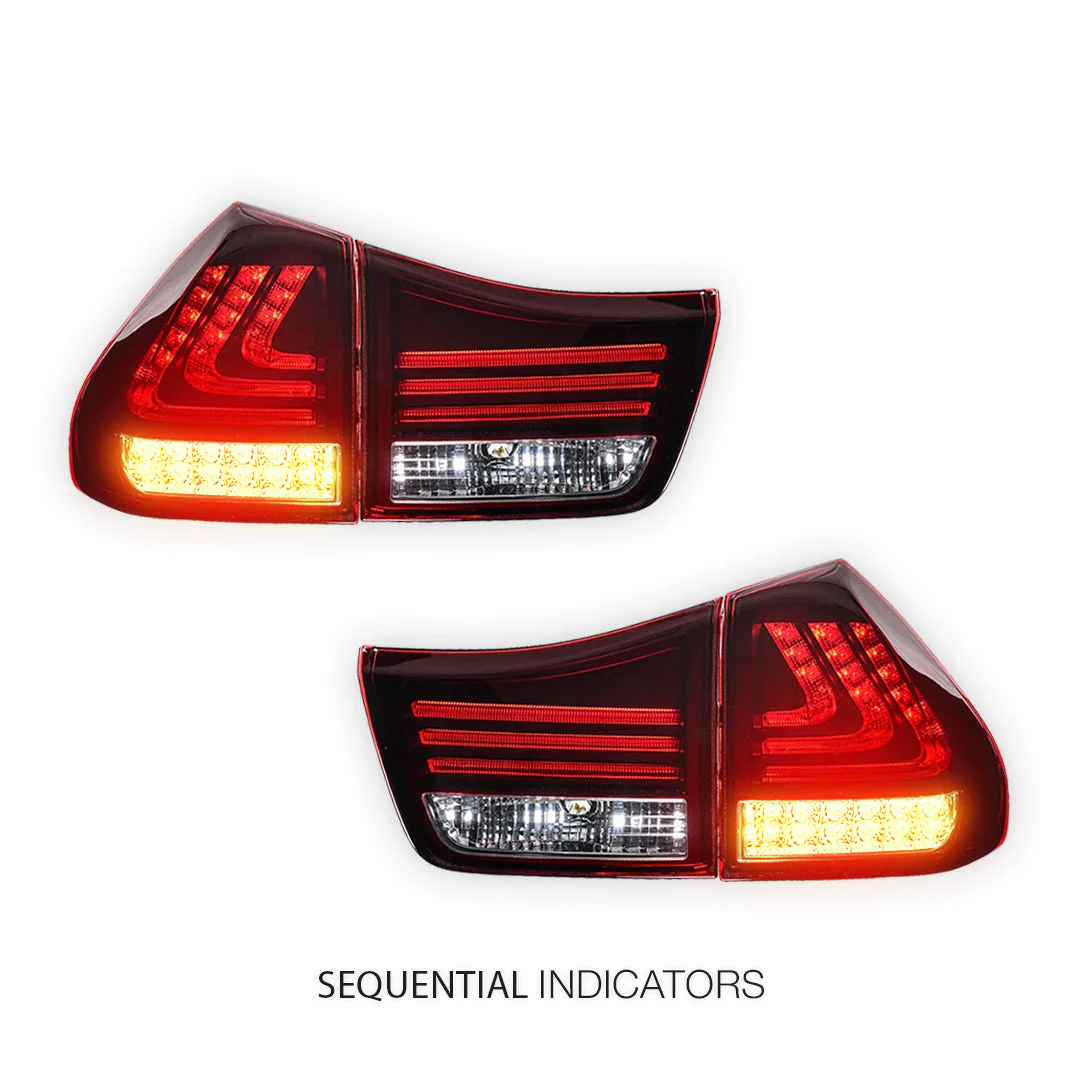 Lexus RX GSU / MCU / MHU (2003 - 2008) 3D LED Stripe Bar Tail Lights LH + RH - Image 3