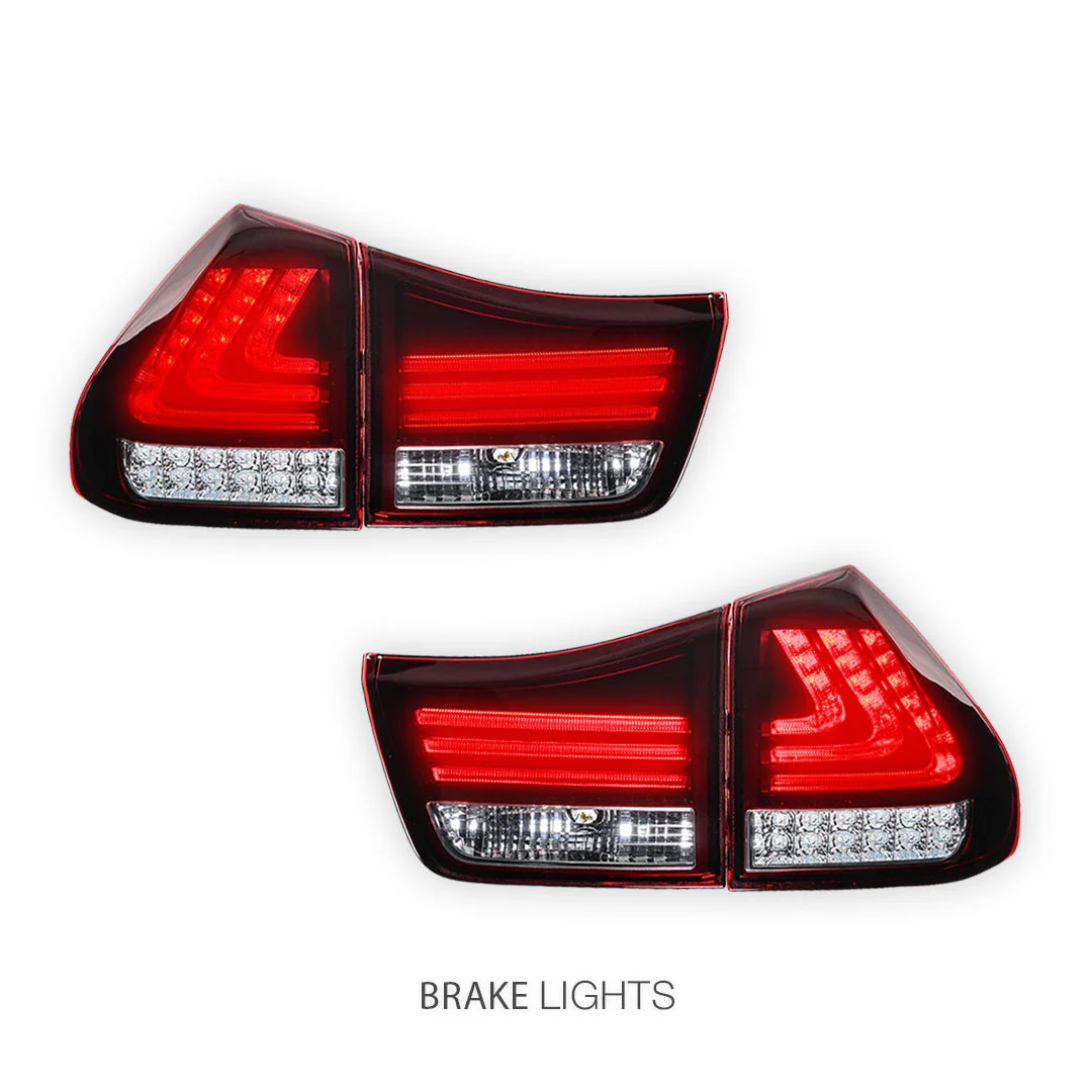 Lexus RX GSU / MCU / MHU (2003 - 2008) 3D LED Stripe Bar Tail Lights LH + RH - Image 4