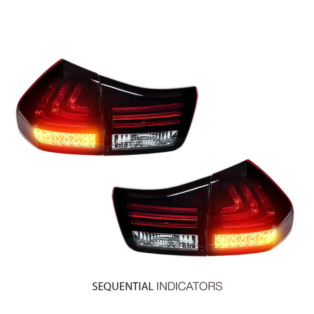 Lexus RX GSU / MCU / MHU (2003 - 2008) 3D LED Stripe Bar Tail Lights LH + RH - Image 9