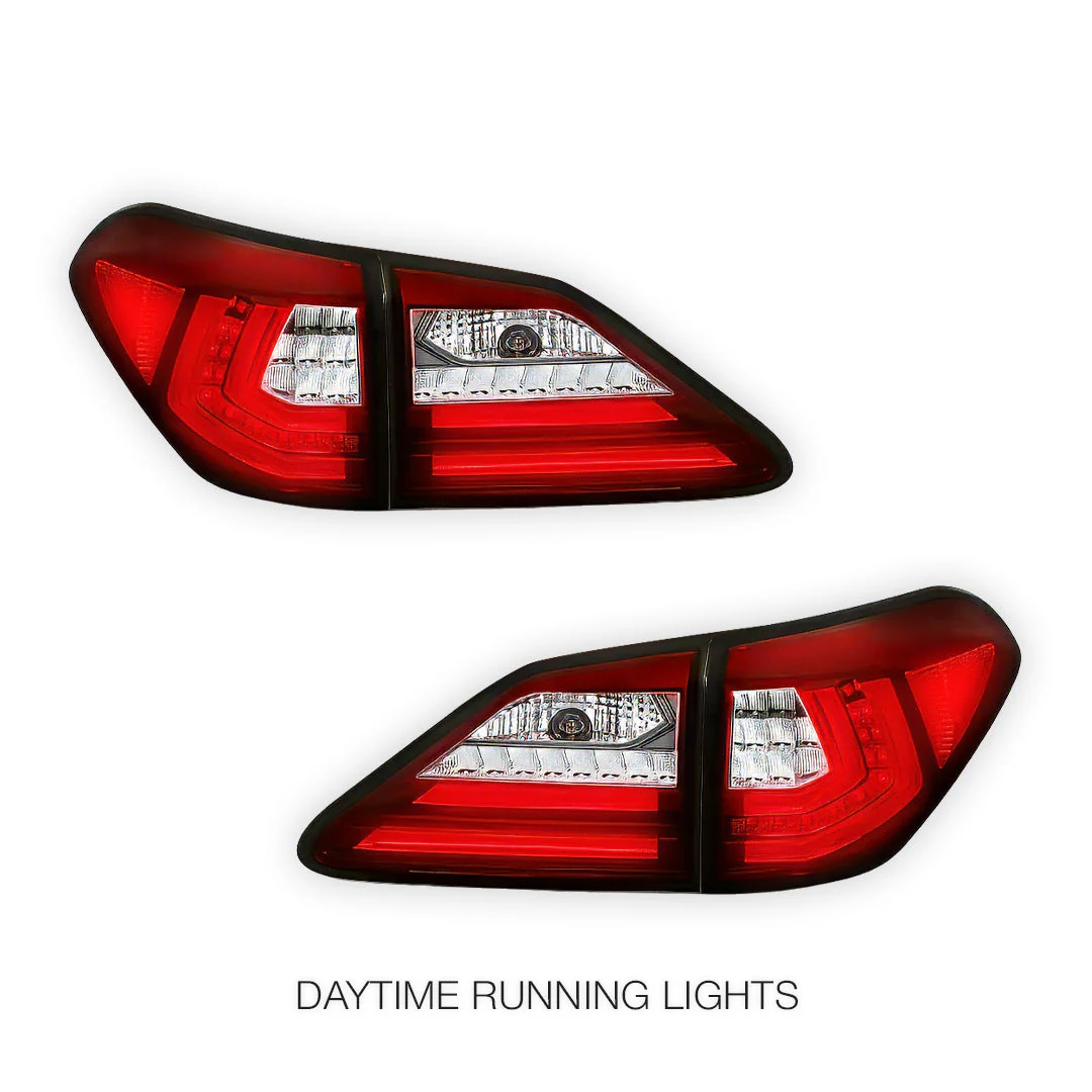 Lexus RX GSU / MCU / MHU / AGL / GGL / GYL (2008 - 2015) Sequential 3D LED Stripe Bar Tail Lights LH + RH - Image 2