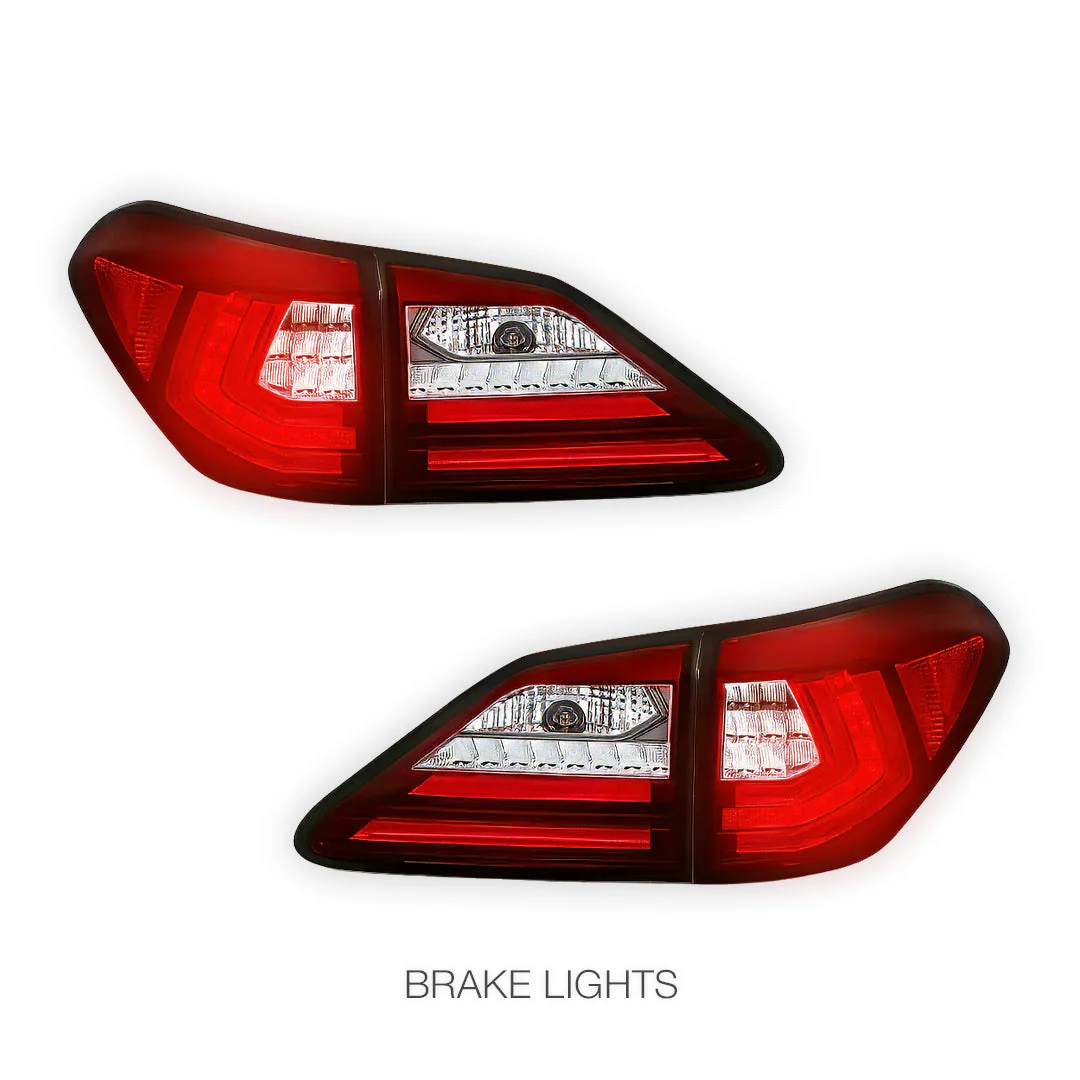 Lexus RX GSU / MCU / MHU / AGL / GGL / GYL (2008 - 2015) Sequential 3D LED Stripe Bar Tail Lights LH + RH - Image 4