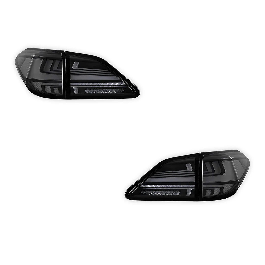 Lexus RX350 GGL15 (2012 - 2014) Sequential Black Smoked LED Tail Lights LH + RH - Image 6