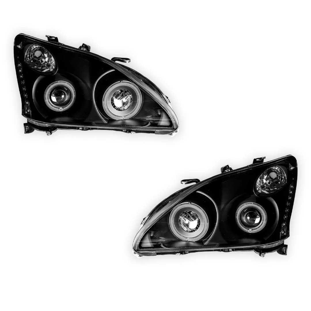 Lexus RX350 GSU30 / MCU35 (2006 - 2008) LED DRL & CCFL-Angel Eyes Projector Headlights LH + RH - Image 6