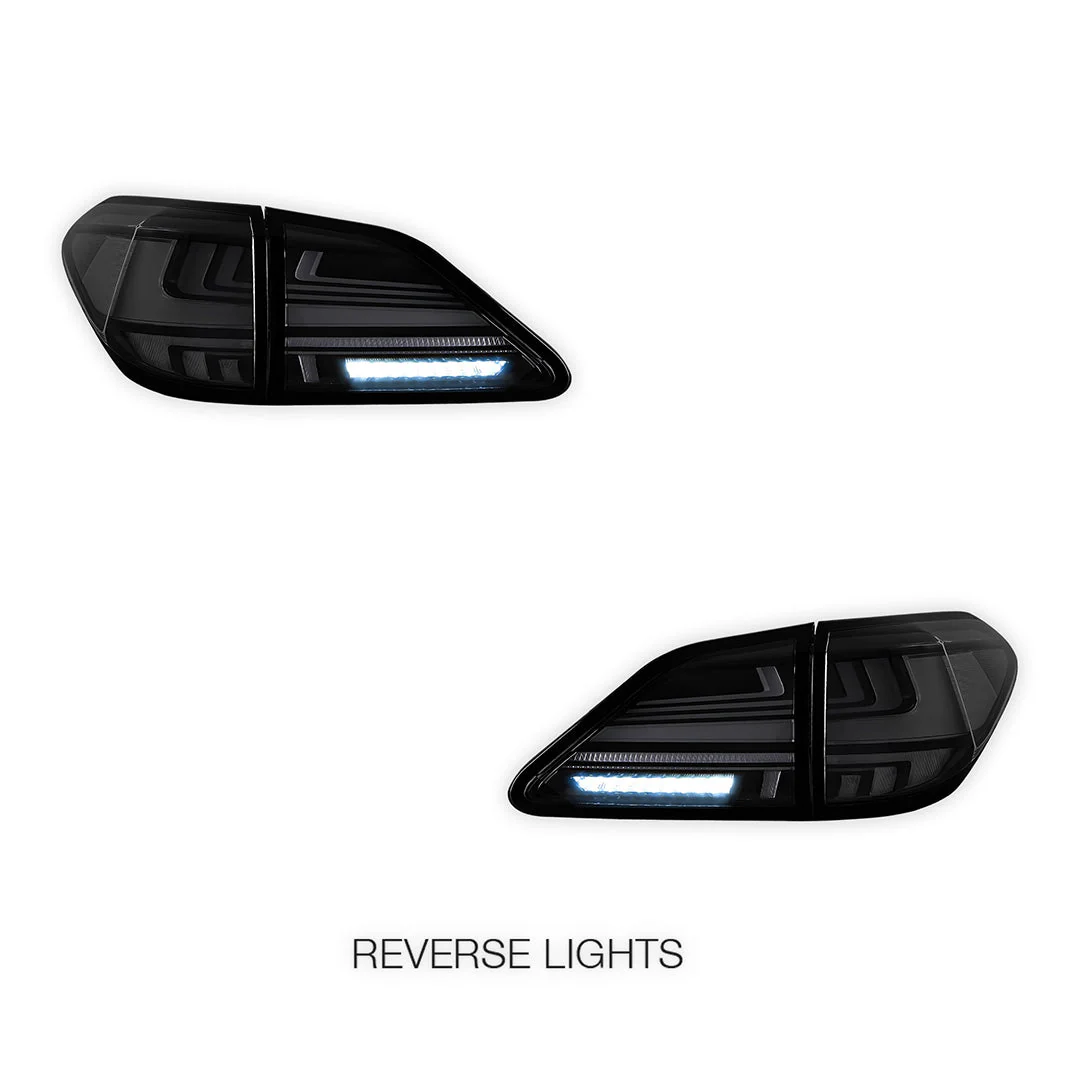Lexus RX400h MHU38 (2008) Sequential Black Smoked LED Tail Lights LH + RH - Image 5