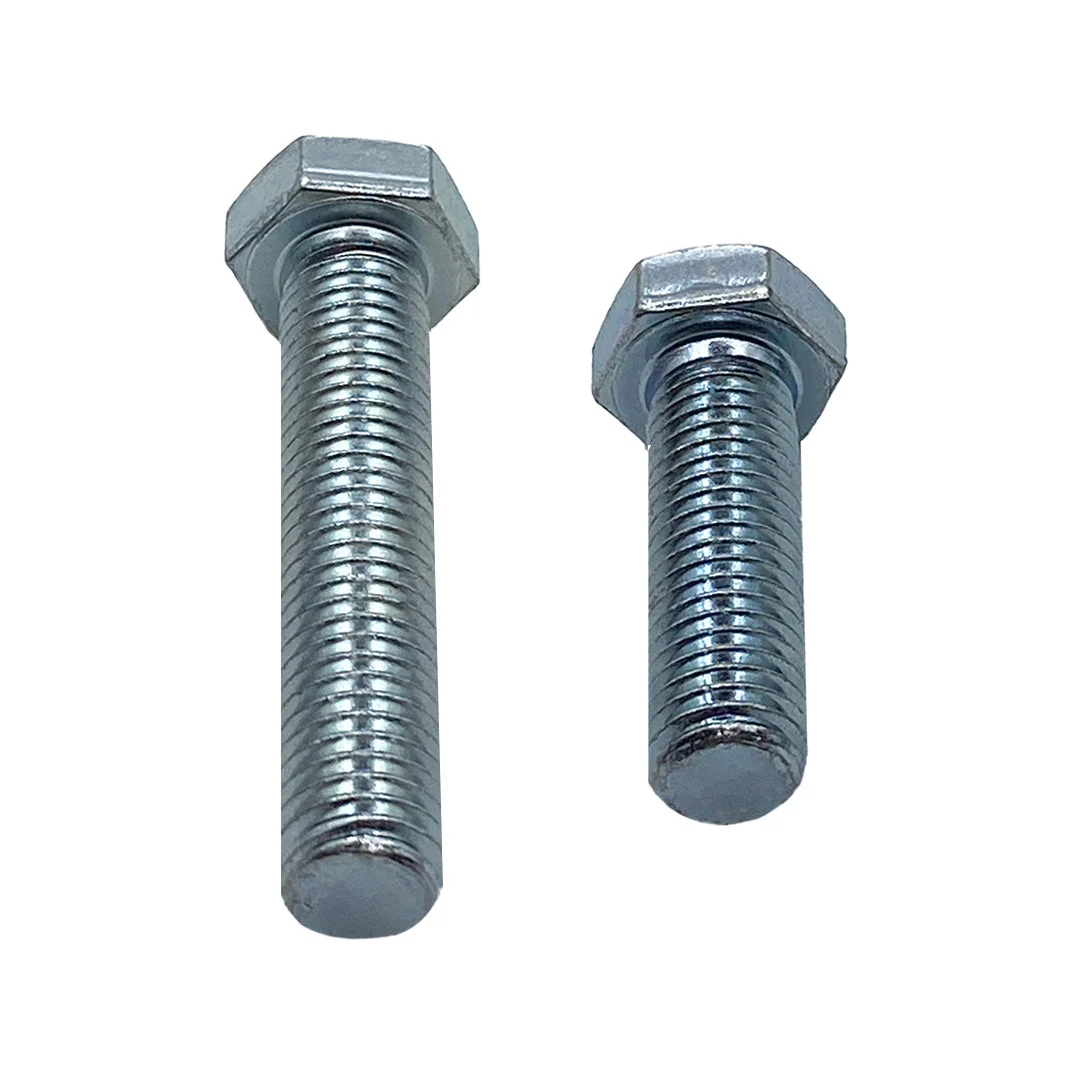 M14 x 35mm 2.00p Metric Coarse Hex Set Screw High Tensile Class 10.9 Zinc - Image 5