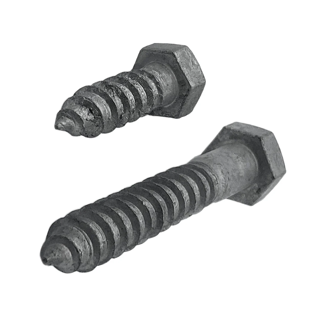 M16 x 120mm Metric Coarse Hex Coach Screw Class 4.6 Galvanised - Image 3