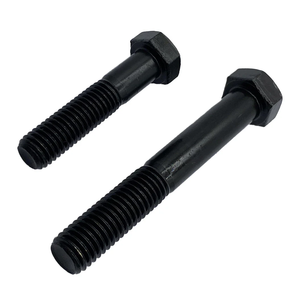 M16 x 150mm 2.00p Metric Coarse Hex Bolt High Tensile Class 8.8 Black - Image 3