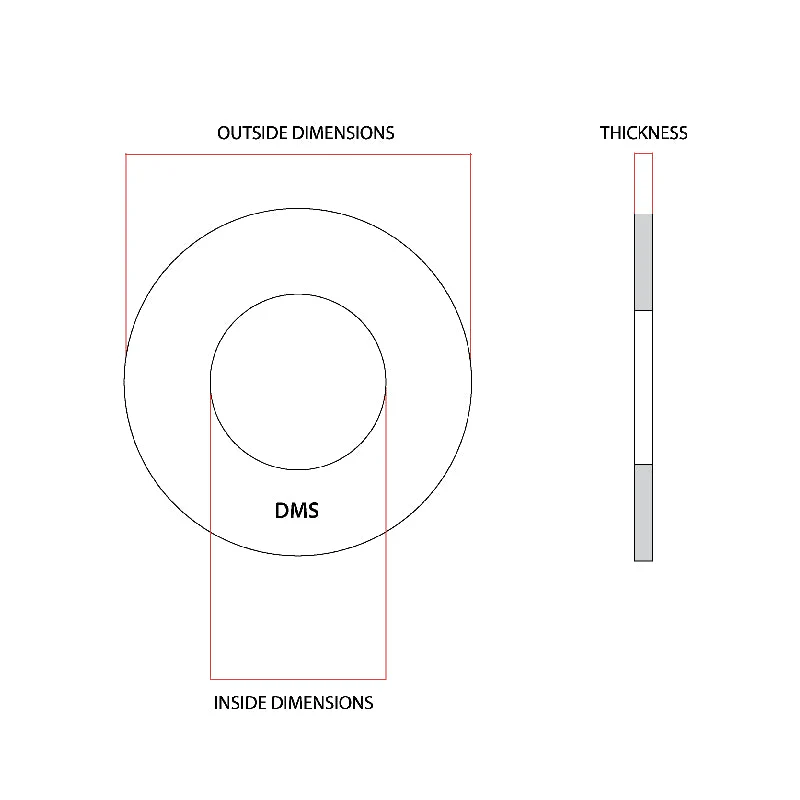 M16 x 30mm Flat Round Washer Zinc - Image 2