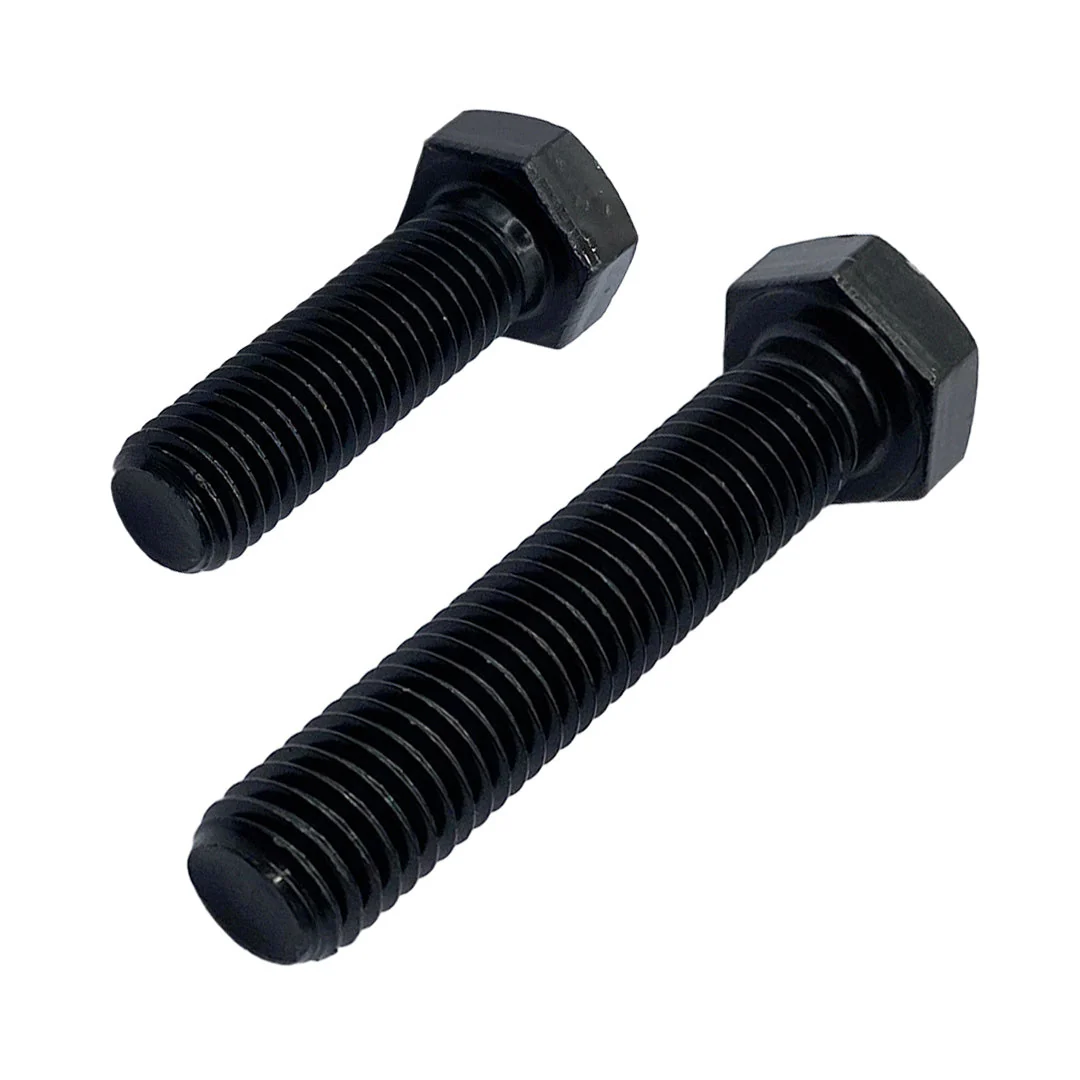 M16 x 40mm 2.00p Metric Coarse Hex Set Screw High Tensile Class 10.9 Black - Image 3