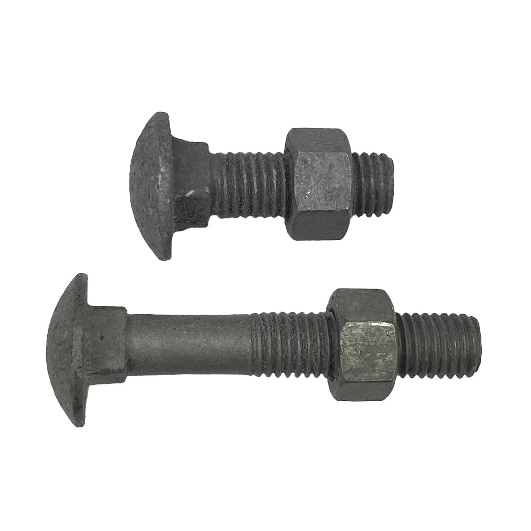 M16 x 50mm Cup Head Bolt & Nut Class 4.6 Galvanised (Full Thread) - Image 5