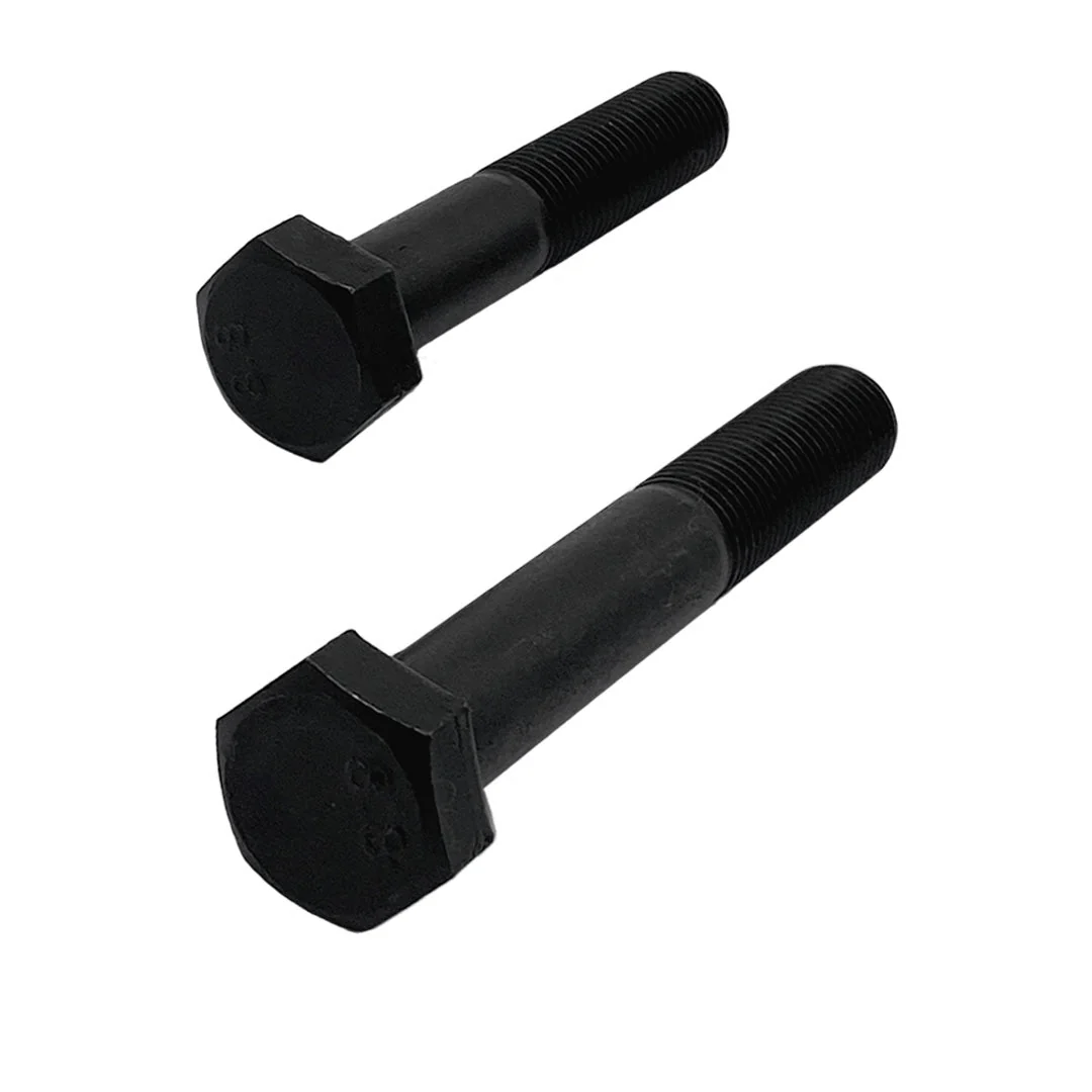 M18 x 150mm 1.50p Metric Fine Hex Bolt High Tensile Class 8.8 Black - Image 2